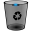 Recycle Bin Empty 1 Icon 32x32 png